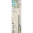 thumbnail image 2 of Addison Rugs Mayfield Premium Machine Washable Transitional Abstract Linen Runner Rug, 2'3" x 7'6", 2 of 6