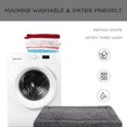 thumbnail image 5 of Washable Dog Bed Mat Reversible Dog Crate Pad Soft Fluffy Pet Kennel Beds Dog Sleeping Mattress for Large Jumbo Medium Small Dogs, 41 x 27 Inch, Gray, 5 of 5