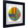 thumbnail image 2 of Trademark Fine Art "Round" Canvas Art by Michelle Calkins, White Matte, Black Frame, 2 of 4