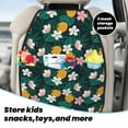 thumbnail image 5 of Naloa Tropical Fruit 2Pcs Anti-Kick Back Seat Cover Kick Mat, Car Seat Protector with 3 Storage Pockets, 5 of 8