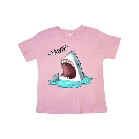 

Inktastic Great White Shark Yawning funny Gift Toddler Boy or Toddler Girl T-Shirt