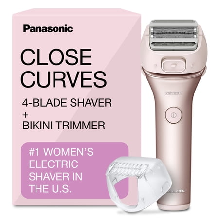 Panasonic ES-WWL8A 4-Blade Electric Shaver for Women with Bikini Trimmer and Wet/Dry Function
