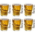 thumbnail image 1 of Pack 6 Tarros de cerveza Calaca Vaso Vidrio Calavera 460ml SM GIFTS & TOYS, 1 of 6