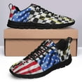 thumbnail image 4 of Dirt Track Racing And American Flag Running Shoes Sneakers Mesh Black Size 4, 4 of 5