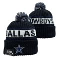 thumbnail image 4 of Tennessee Titans Navy & Blue Unisex Pom-Pom Knit Beanie with Bold 'TENNESSEE TITANS' Lettering & Flaming Team Logo Accents, Adjustable for All Enthusiasts, 4 of 88