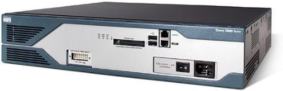 Restored Cisco 2821 ADVENTERPRISE Router, with IOS 15.1M, Call Manager Express CME 8.6, P/N:512D/256F (Refurbished)