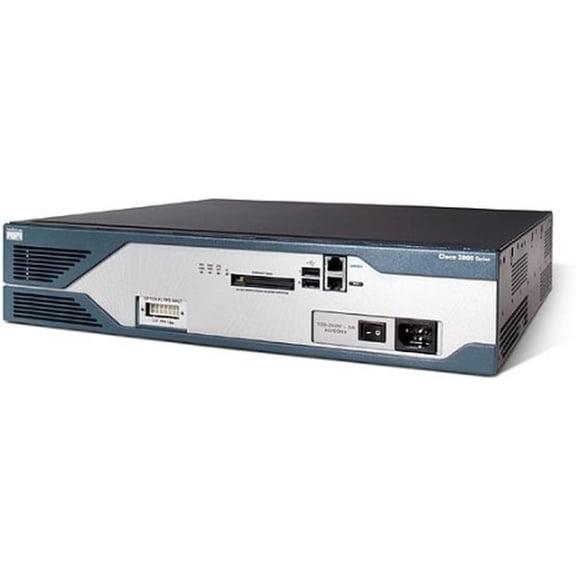 Restored Cisco 2821 ADVENTERPRISE Router, with IOS 15.1M, Call Manager Express CME 8.6, P/N:512D/256F (Refurbished)