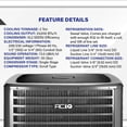 thumbnail image 4 of 1HVAC 15.2 SEER2 2 Ton Central Air Conditioner Unit | 24000 BTU, High Efficiency, Scroll Compressor, Single Stage Condenser, R32 Refrigerant Compliant, 4 of 7