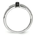 thumbnail image 2 of Sterling Silver Black Spinel & CZ Brilliant Embers Ring - Size 6, 2 of 3