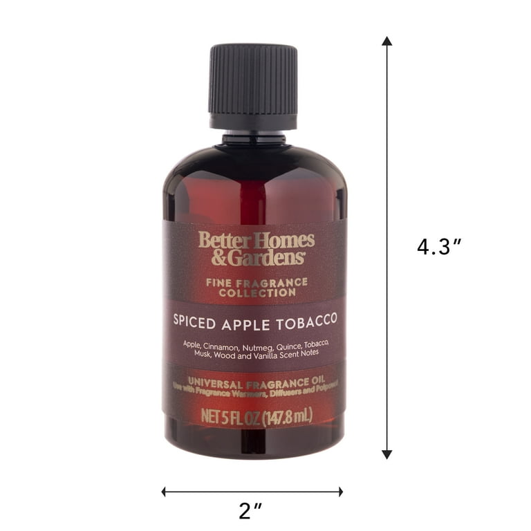 Better Homes & Gardens Fine Fragrance Universal Oil, Spiced Apple Tobacco,  5 fl oz