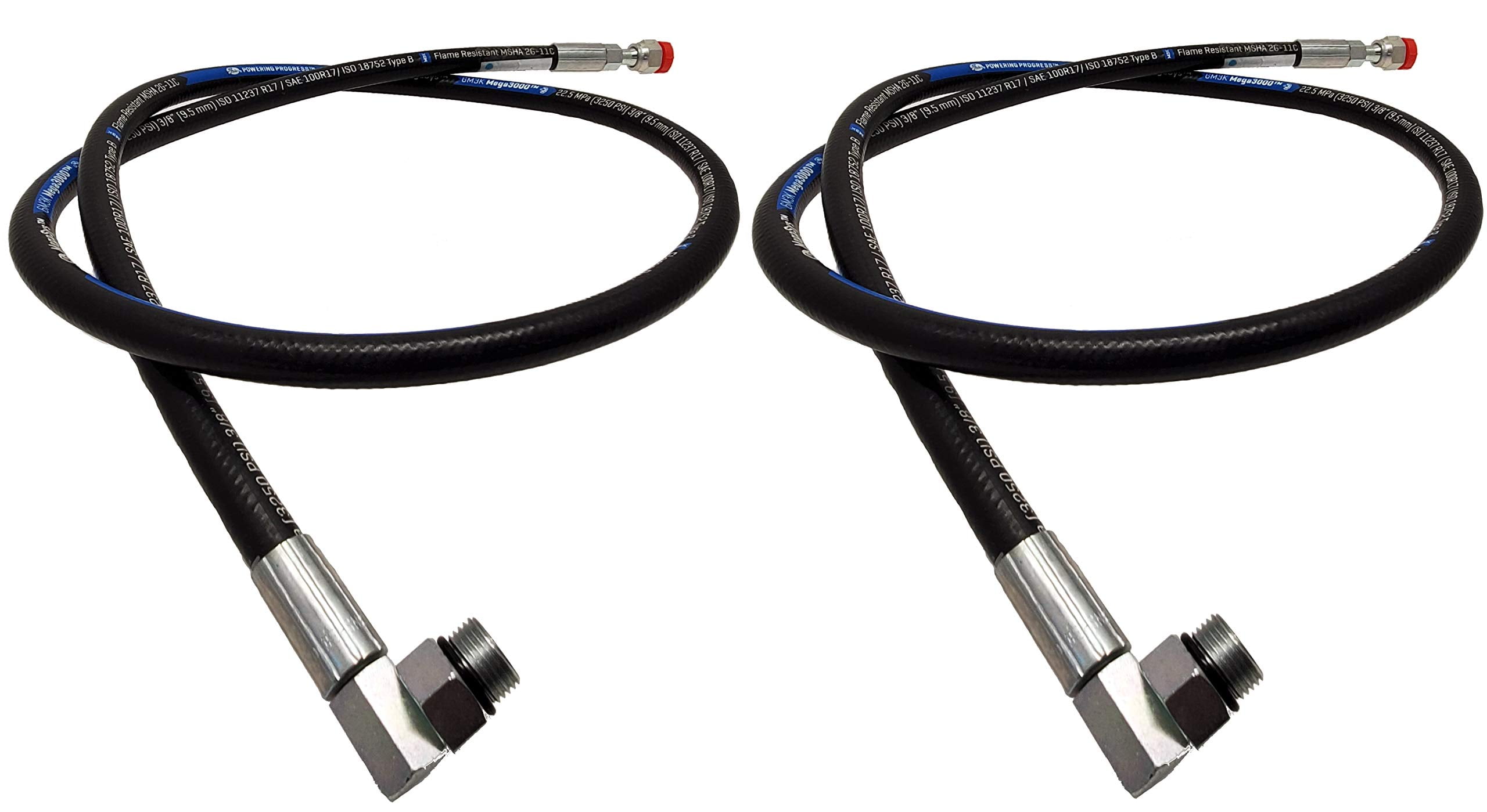 John Deere Original Equipment Hydraulic Hose (Set of 2) AW30203,2