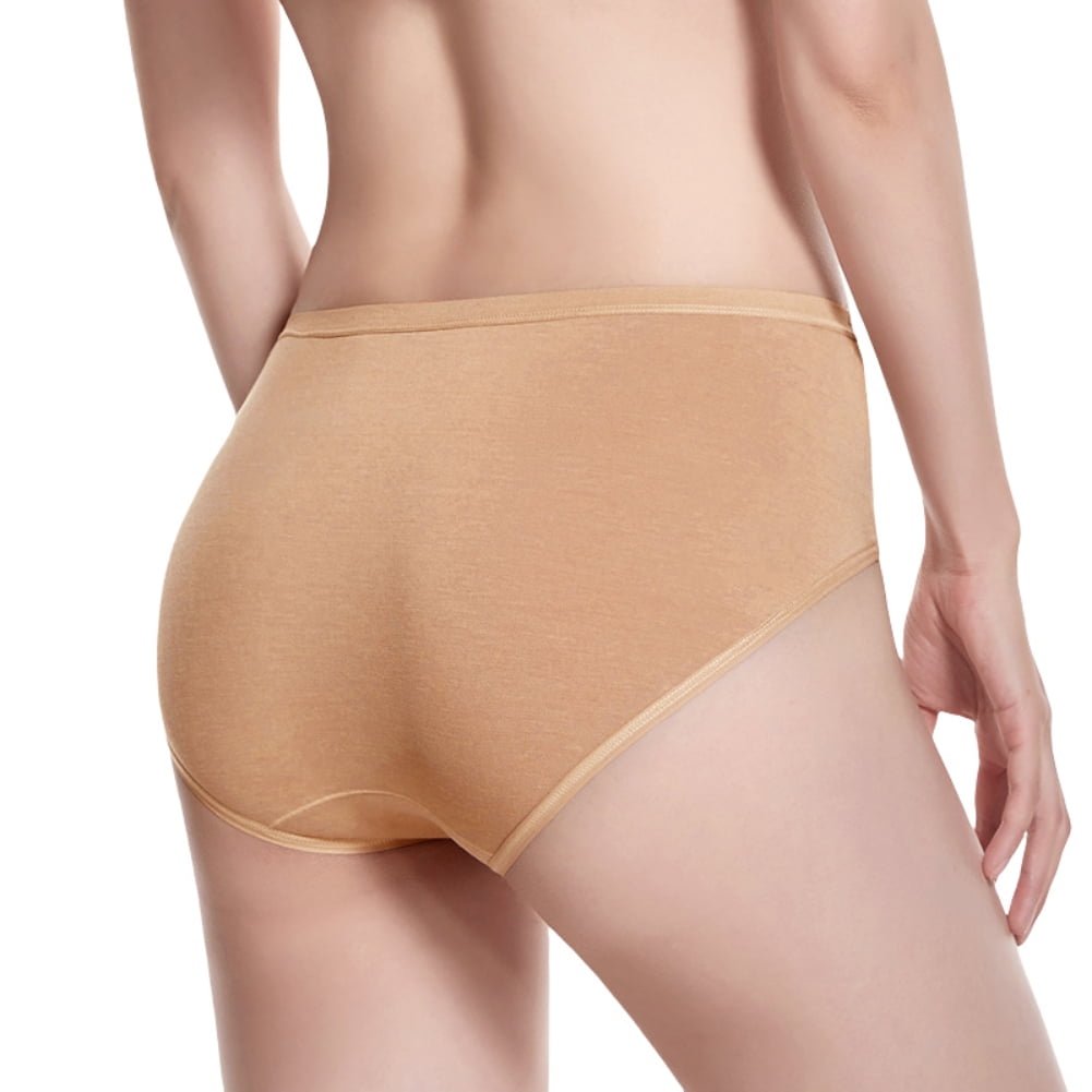 Spdoo Women's Seamlee Period Underwear Mid Waisted Modal Underwear