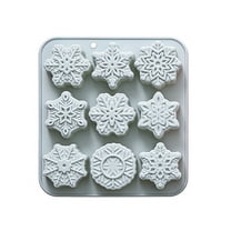 Christmas Snowflake Silicone Molds, Soap & Cake Baking Molds, Chocolate/Pudding Mold Trays, DIY Handmade Craft Molds, Ideal for Making Snowflake-Shaped Soaps, Cakes, Chocolates or Candles