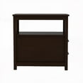 thumbnail image 6 of High Quality End Table with 2 Drawers & Open Shelf - Brown, 6 of 7