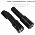 thumbnail image 1 of MEROCA S Scooter Fork Conversion Kit - 20.8/22.2mm to 28.6mm Handlebar Stem Adapter for Balance Bike/Slide Scooter Modification, Lightweight Durable Design with Enhanced Stability & Easy Installation, 1 of 5