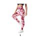 thumbnail image 5 of Mujeres Butt Leggings Gimnasio Tie Dye Push Up Hip Lift Cintura alta Deportes Pantalones de chándal Medias para trotar Correr Ciclismo Yoga Prendas para la parte inferior del cuerpo Rojo púrpura L Guardurnaity AP019361-28, 5 of 6