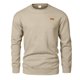 thumbnail image 1 of pstuiky camisa de manga larga para hombre, Sudadera deportiva informal para hombre, cuello redondo, color liso, de punto, de manga larga, con capucha versátil camisetas de hombre xl, 1 of 3
