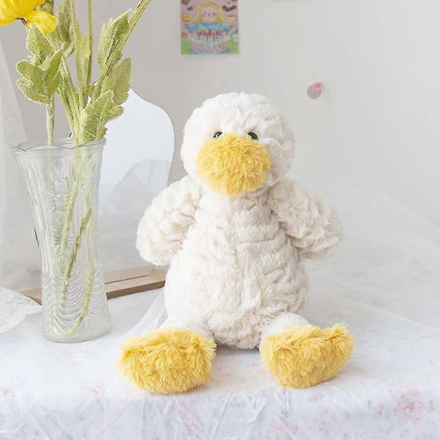Plush Toy Cute Duck Lovely Stuffed Animal Doll 12.5' Soft and Sweet Hugging Pillow Plushie Toy Birthday Festival Gift for Kids Toddler Girls Boys