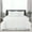 White, variant on 10-Piece Comforter Set - Down Alternative Material + Lightweight & Cozy Texture + All-Season Warm & Breathable Style - Suitable for Back To School, Graduation Gifts, Summer Use (Home Decor All-Season