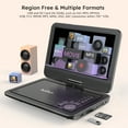 thumbnail image 4 of BOIFUN 12.5" Portable DVD Player with 10.5" Swivel HD Screen for Car and Kids, 5h Rechargeable Battery, Support Multiple Disc Formats/Sync TV, 4 of 12