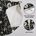thumbnail image 6 of Black Halloween Pillow Covers 16x16 Set of 2 Cream Spider Print Outdoor Decorative Throw Pillows Holiday Scary Themed Farmhouse Pillowcases Linen Cushion Case Decor for Home Sofa Couch Bed, 6 of 6