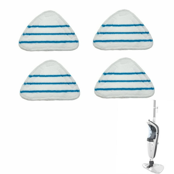 Hometimes 4-Pack Reusable Mop Pads For True & Tidy® Heavy-Duty Steam Mop, STM-500 STM-700 Steam Mop