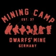 thumbnail image 2 of Mens Snow White and the Seven Dwarfs Mining Camp Dwarfs' Mine T Shirt, 2 of 5