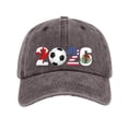thumbnail image 3 of 2026 Soccer Hat North America World Football Fan BaseballHat USA Canada Mexico Fan Hat, 3 of 6