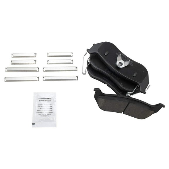 TRQ Posi Ceramic Rear Disc Brake Pads for Jeep Wrangler Liberty New BFA73090 Fits select: 2006-2010 FORD EXPLORER, 2003-2006 JEEP WRANGLER / TJ