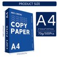 thumbnail image 2 of 500 Sheets Multipurpose Copy Paper Printer Paper 297x210mm 70GSM OR 80GSM Paper Professional Office Copier Paper White, 2 of 7