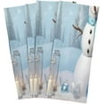 thumbnail image 2 of SKYSONIC Christmas Snowman Kitchen Towels, 18 x 28 Inch Super Soft and Absorbent Dish Cloths for Washing Dishes, 4 PCS Reusable Multi-Purpose Microfiber Hand Towels for Kitchen, 2 of 7