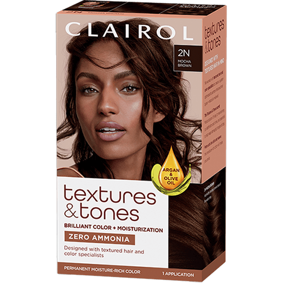 Clairol Professional Textures & Tones, 2N Dark Brown, 1 oz, 3 Pack