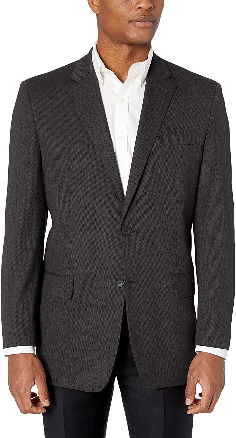 Haggar Men's Stretch Classic Fit 2-Button Center Vent Suit Separate Coat Haggar Men's Stretch Classic Fit 2-Button Center Vent Suit Separate Coat