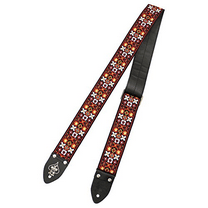 Ace Vintage Reissue X's and O's Guitar Strap by D'Andrea - Made in the USA