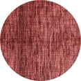 thumbnail image 1 of Ahgly Company Machine Washable Indoor Round Abstract Red Modern Area Rugs, 5' Round, 1 of 4