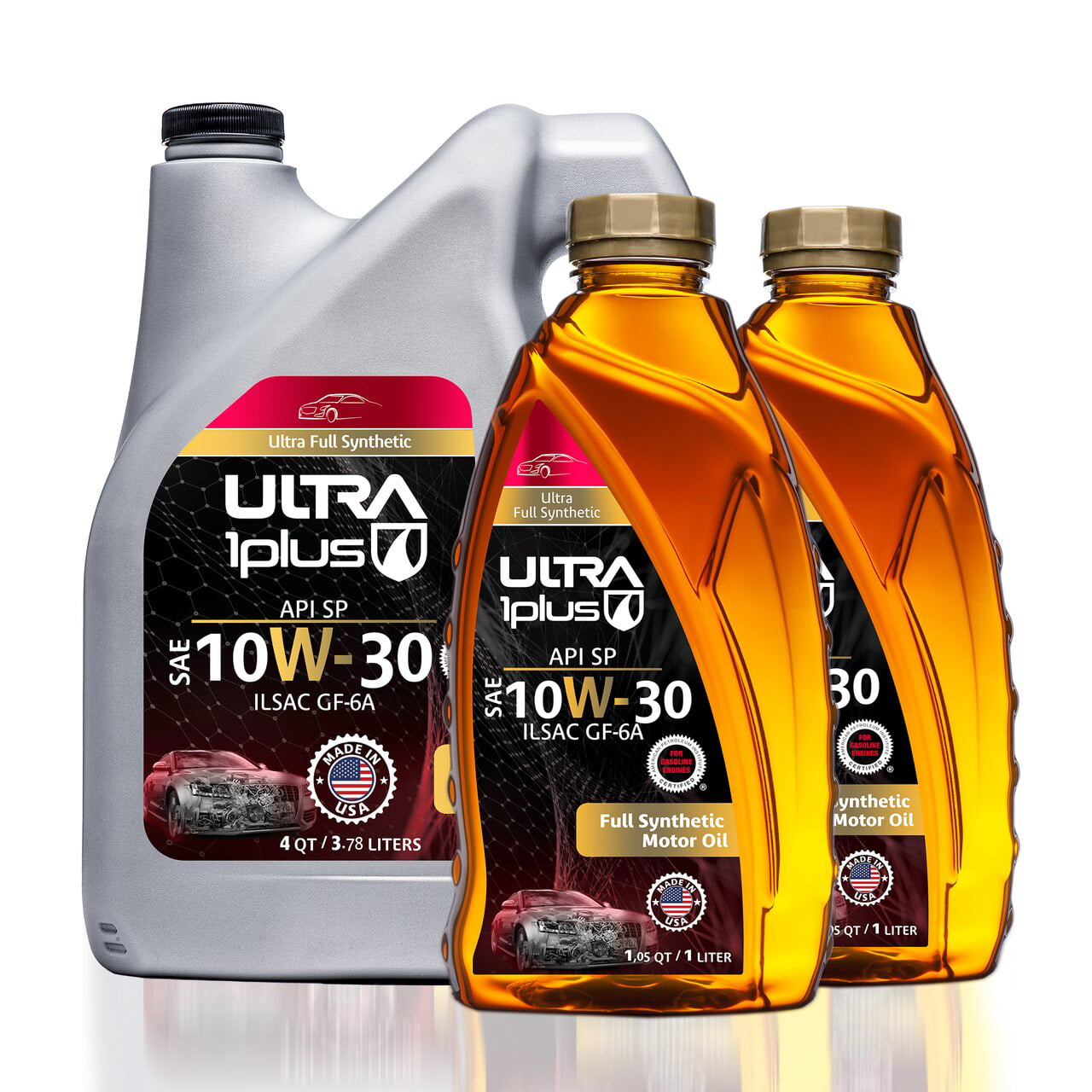 Ultra1Plus™ 10W-30 Full Synthetic Motor Oil, API SP, ILSAC GF-6A | Pack .
