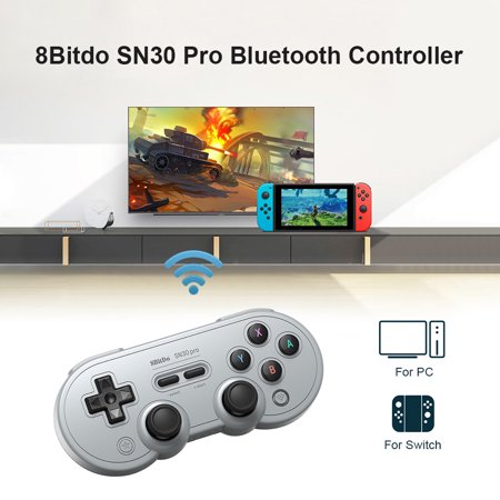 Famelof 8bitdo Sn30 Pro Game Controller 6 Axis Vibration Bluetooth Wireless Gamepad Walmart Canada