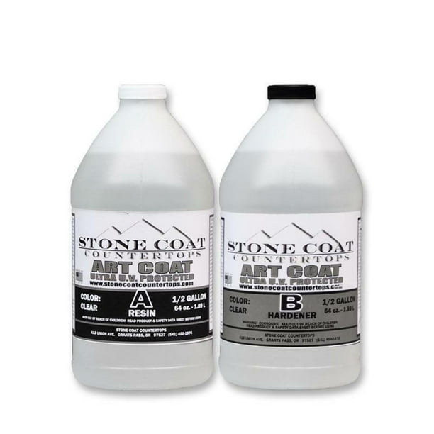 Art Coat 2 Gallon Epoxy Kit (Stone Coat Countertops) ? Colorable DIY