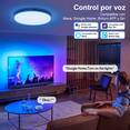 thumbnail image 2 of Lámparas De Techo WiFi LED Inteligente Xtellar Multicolor Ajustable 24W RGBCW 2700, 2 of 4
