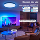 thumbnail image 2 of Lámparas De Techo WiFi LED Inteligente Xtellar Multicolor Ajustable 24W RGBCW 2700, 2 of 4