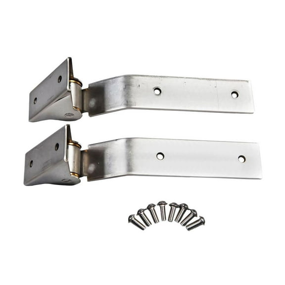 Rugged Ridge by RealTruck Tailgate Hinge Kit for Wrangler YJ | Stainless Steel | 11114.02 | Compatible with 1987-1995 Jeep Wrangler YJ