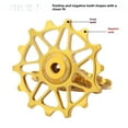 thumbnail image 3 of Lightweight Aluminum Alloy Rear Derailleur Pulley with Ceramic Bearing - 14T Red, Compatible with Road and Mountain Bikes, Smooth Rotation, Durable Construction for Cycling Enthusiasts (12T Option, 3 of 6