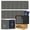 Gray, variant on Black Laserette Passport Holder Wallet Case of 12, 6" x 4.4" RFID Travel Document Holder with Card & Cash Slots, Vegan Leather Passport Cover, Ideal Blank for - Laser Engraving