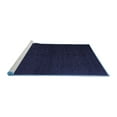 thumbnail image 2 of Ahgly Company Machine Washable Indoor Rectangle Abstract Blue Contemporary Area Rugs, 4' x 6', 2 of 4