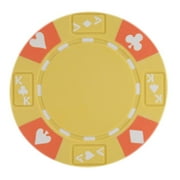 "Roll of 25 Yellow Ace King Suited 14 Gram Poker Chips" by BryBelly