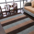 thumbnail image 2 of Rugsotic Carpets Handmade Rugs Hand Knotted Loom Rectangle 5'x8' Brown Light Blue Wool for Indoor Use, 2 of 9