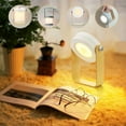 thumbnail image 2 of Lanterne D'clairage Rtractable (blanche), Lampe Tactile Intensit Variable, Lampe De Chevet Avec Veilleuse De Scurit, Table De Nuit Portable, 2 of 5