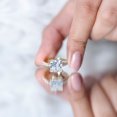 thumbnail image 6 of Rosec Jewels 4 Carat Lab Grown Diamond Princess Cut Engagement Ring for Women (E-VS1 Grade, IGI Certified) - with Jewelry Box, 14K Yellow Gold, US 11.00, 6 of 9