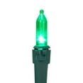 thumbnail image 4 of 50ct Green LED Mini Christmas Lights, 16.25ft Green Wire, 4 of 6