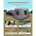 thumbnail image 3 of KFFKFF Camping Tent for SUVs, Dimensions 10FT Length x 8FT Width, Double Layered Design Accommodating 5-8 Individuals, PU2000mm Water-Resistant, SUV Tent Featuring Mesh Windows, 3 of 9